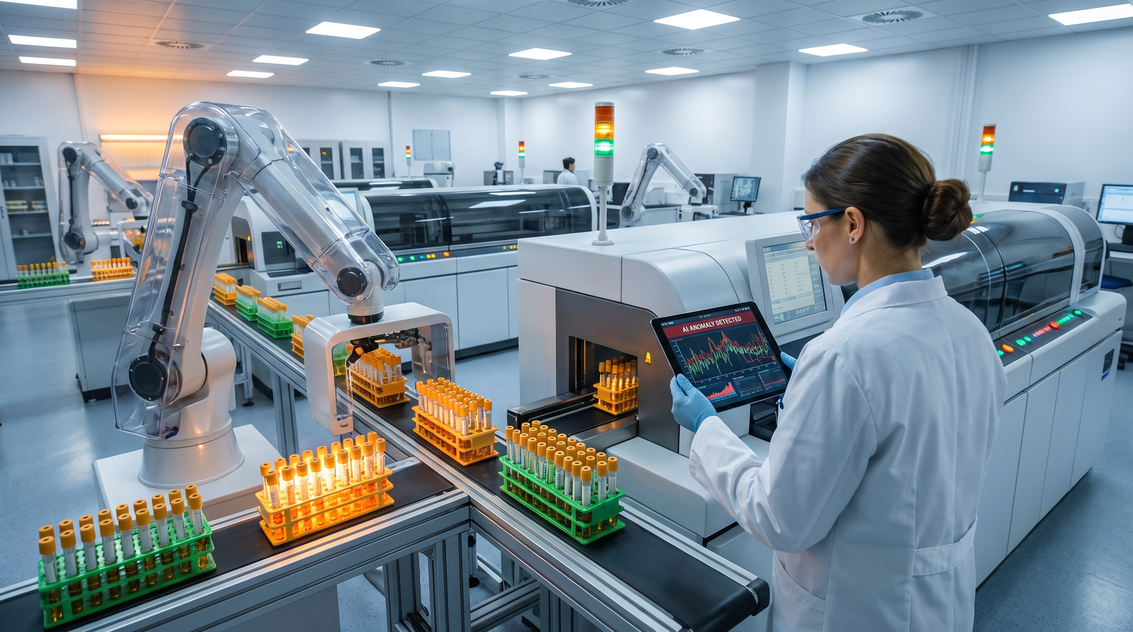 Control de muestras en laboratorios